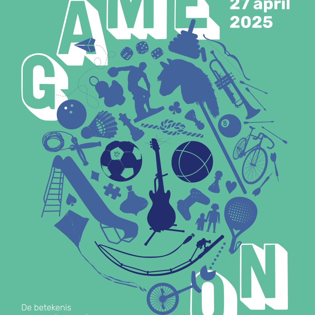 Affiche voor Erfgoeddag 2025: Game On.